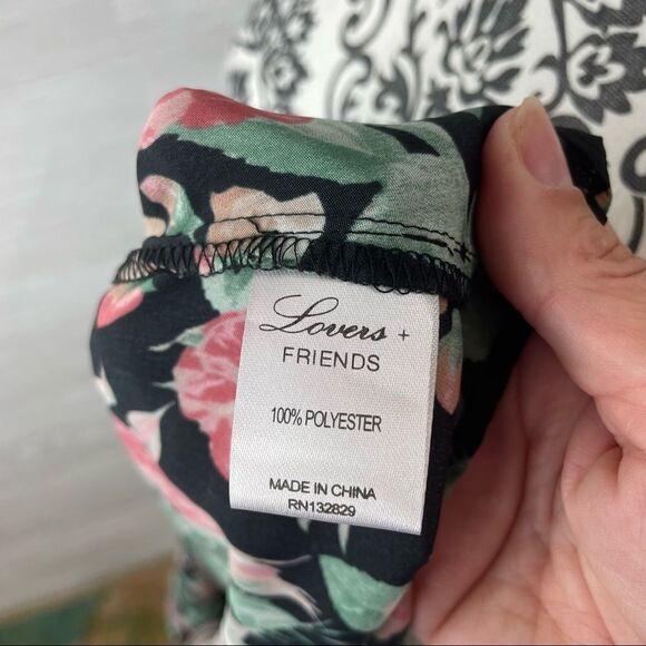 Revolve Lovers + Friends Gracie Autumn Rose Shift Dress - Picture 9 of 9